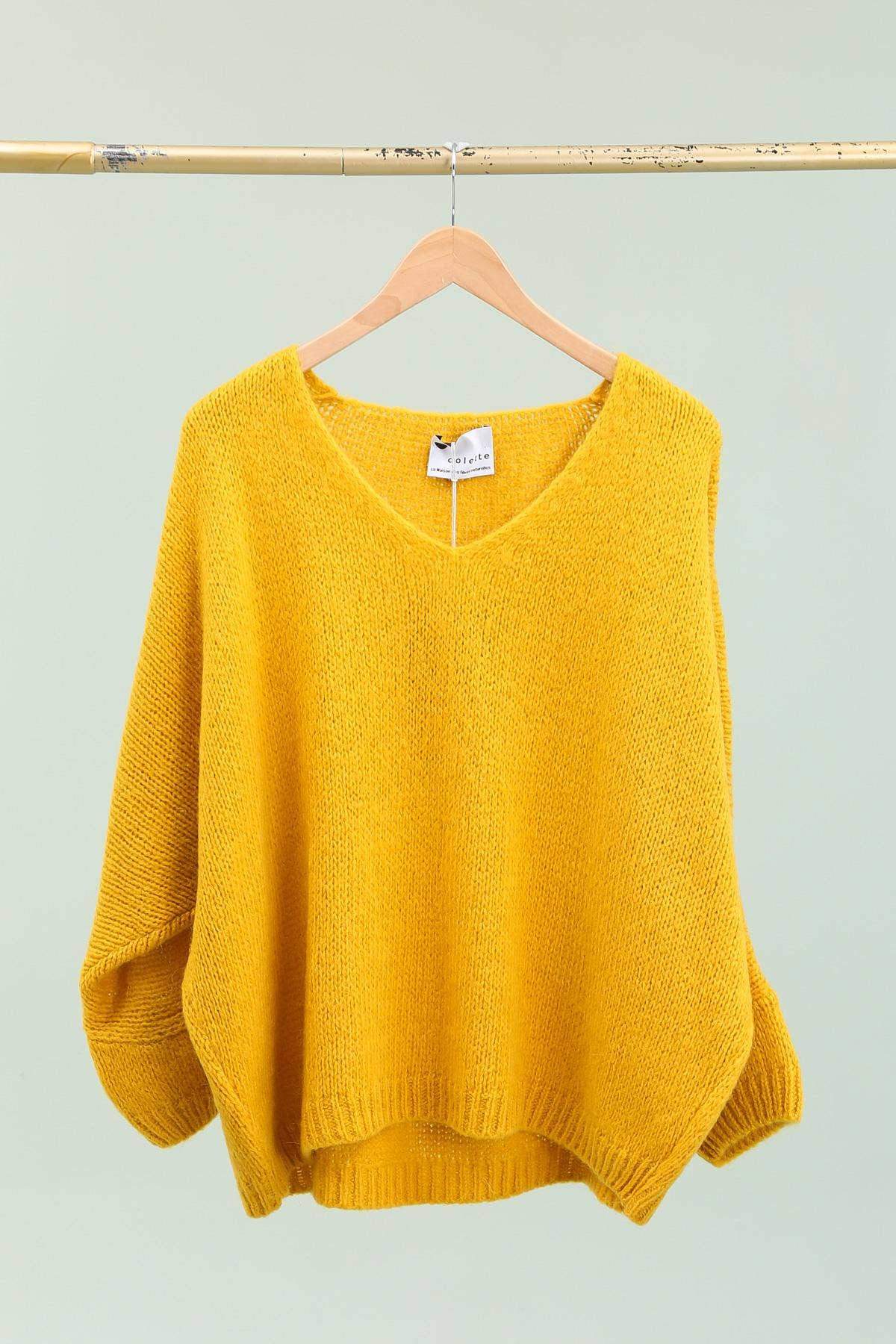 Sweater, Mustard