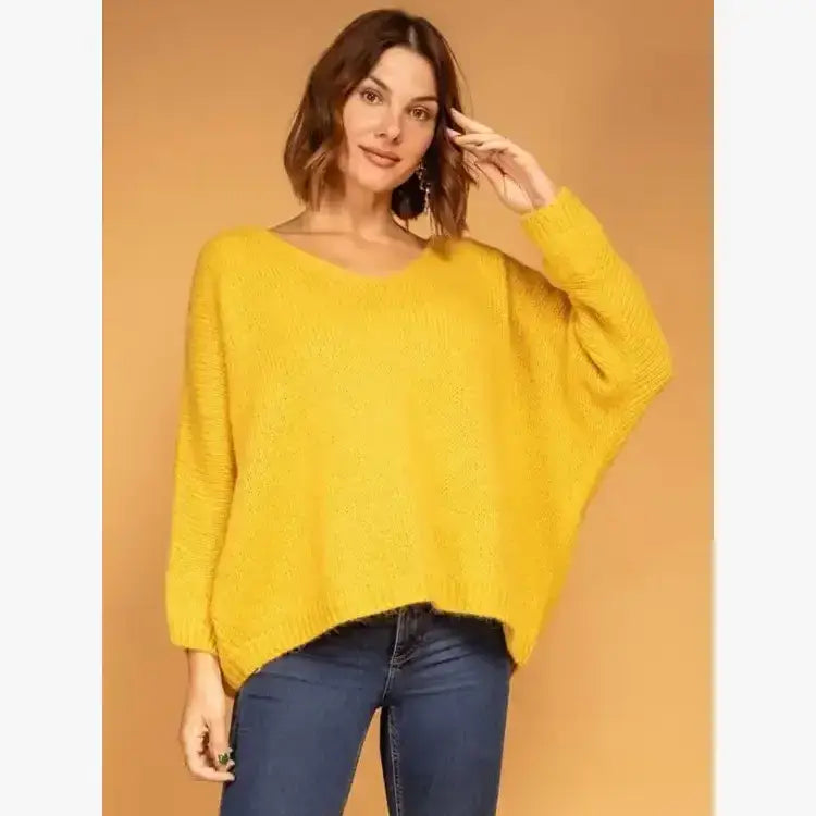 Sweater, Mustard