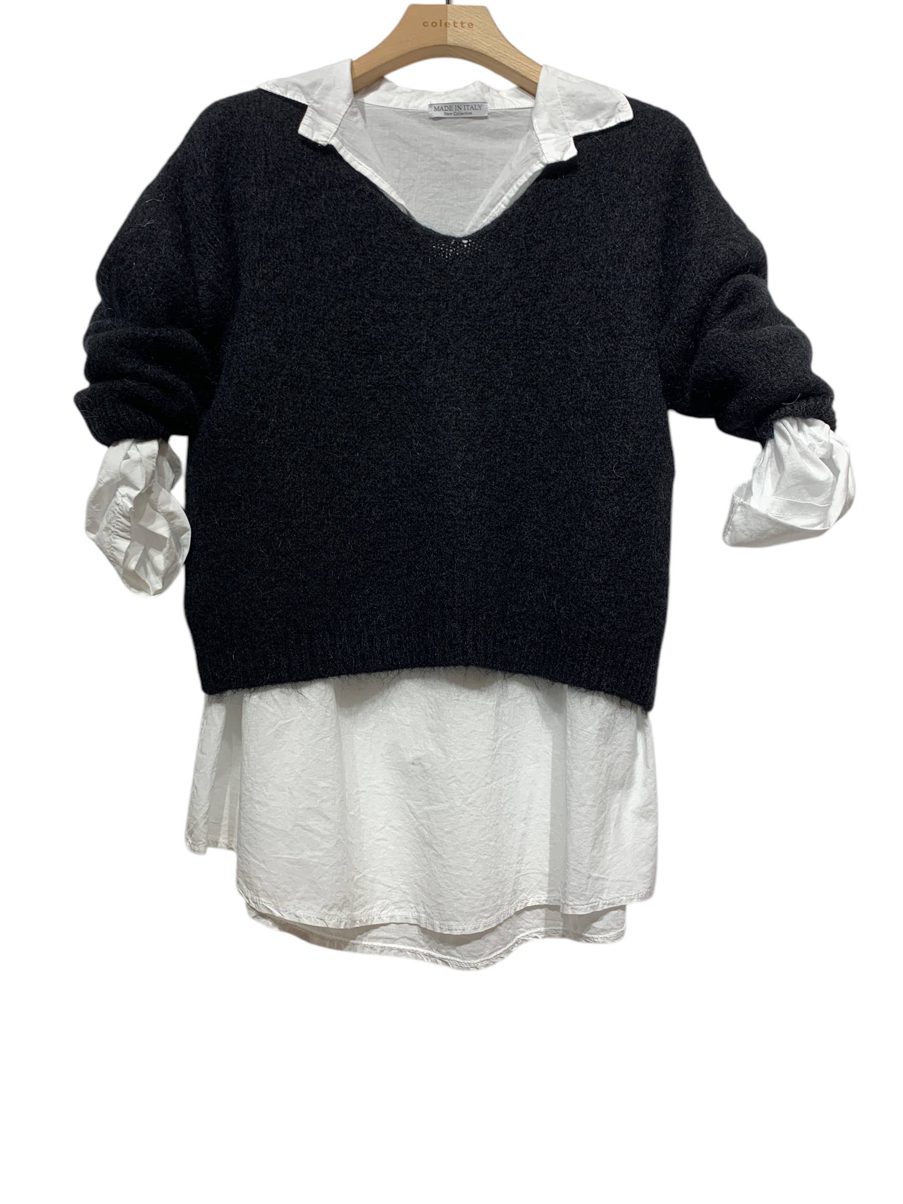 Shirt and Pull Over, Double Piece